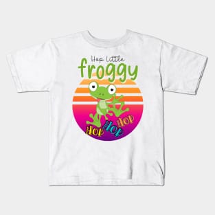 Cute Froggy Hop Froggy Kids T-Shirt